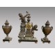 Garniture de cheminée style Louis XVI