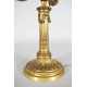 Candélabres style Louis XVI bronze doré