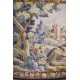Savonnerie d'Aubusson : tapisserie scène de Château