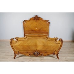 Lit style Louis XV rocaille