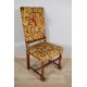 Paire de chaises style Louis XIII