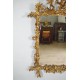Miroir doré Art-Nouveau