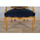 Quatre fauteuils à la reine style Louis XV