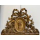 Miroir doré époque Louis XVI