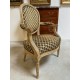 Paire de fauteuils laqués époque Louis XVI