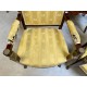 Paire de fauteuils style Retour d'Egypte bronzes dorés