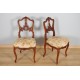 Paire de chaises style Louis XV rocaille 1900