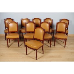 Dix chaises époque Napoléon III