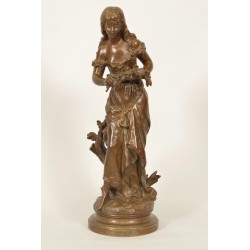 Bronze Ophélie Par Hippolyte Moreau