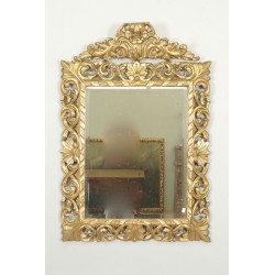 Grand Miroir Napoléon III Bois Doré