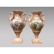 Paire De Vases En Porcelaine Style Empire